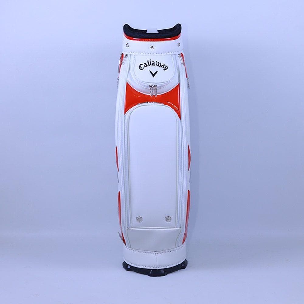 キャディバッグ 新品 ホワイト/レッド