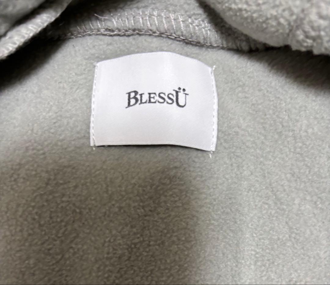 BLESS U ハーフジップ　フリース　パーカー
