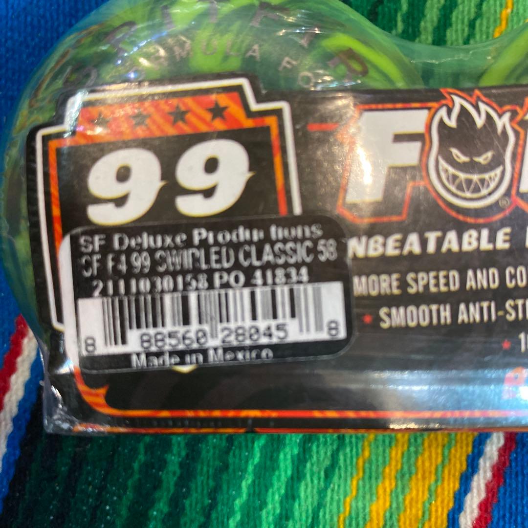 SPITFIRE FORMULA FOUR 99 DURO ホイール 58mm