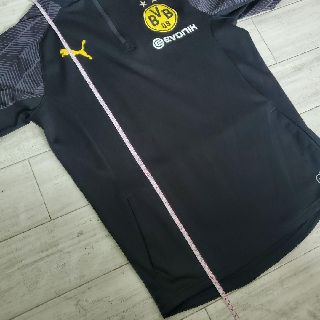 プーマ BVB ボルシア ドルトムント 長袖 トレーニングウェア シャツ 黒