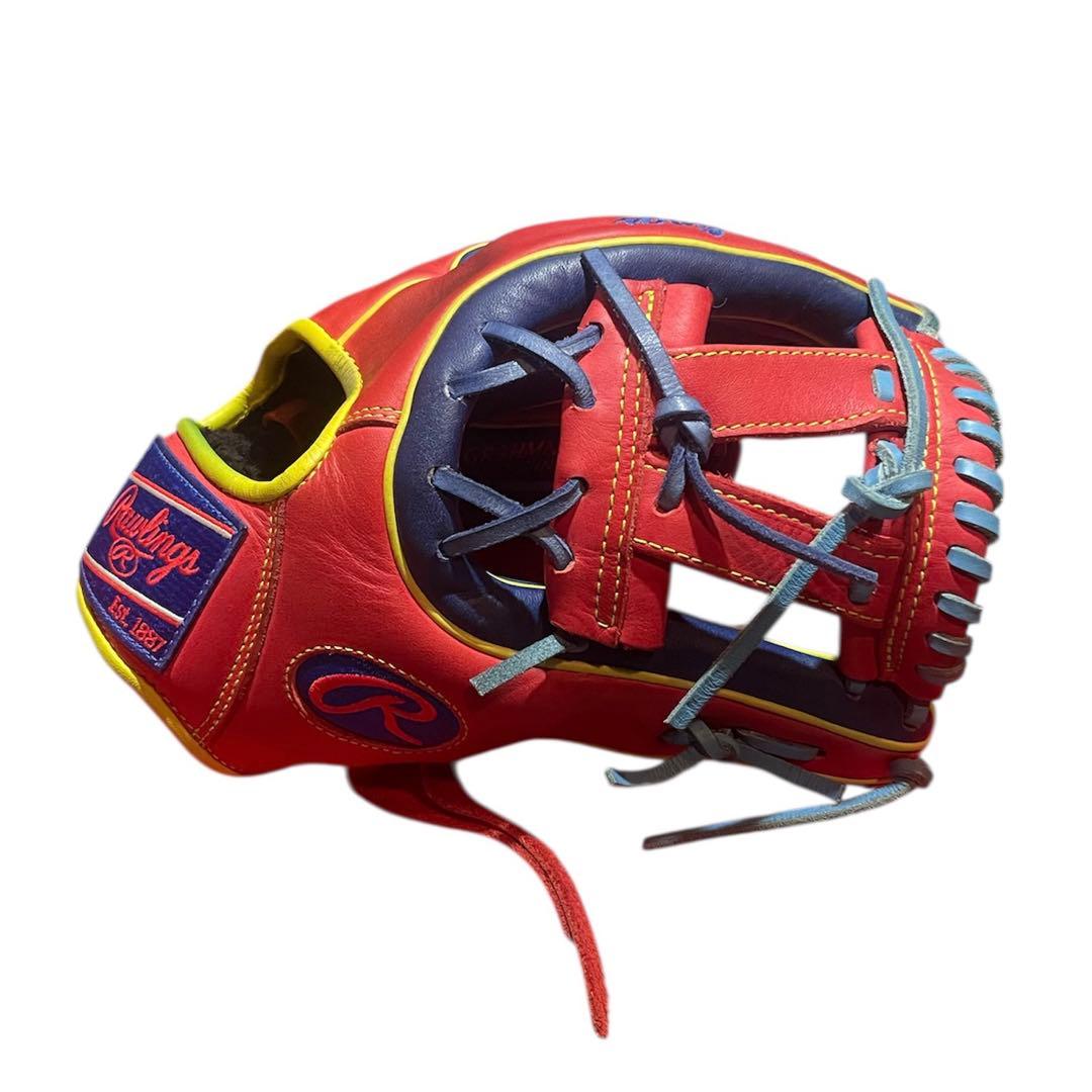【配色奇抜】　Rawlings グローブ　MLB