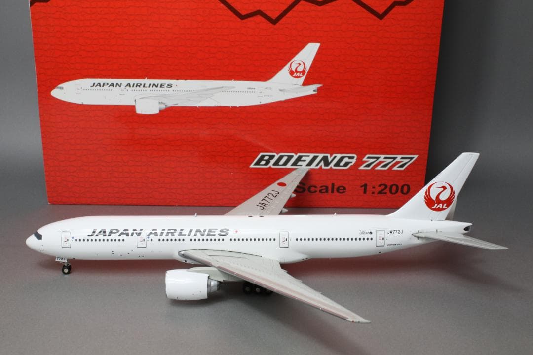 航空機・ヘリコプター JC Wings 1/200 JAL B777-200 JA772J