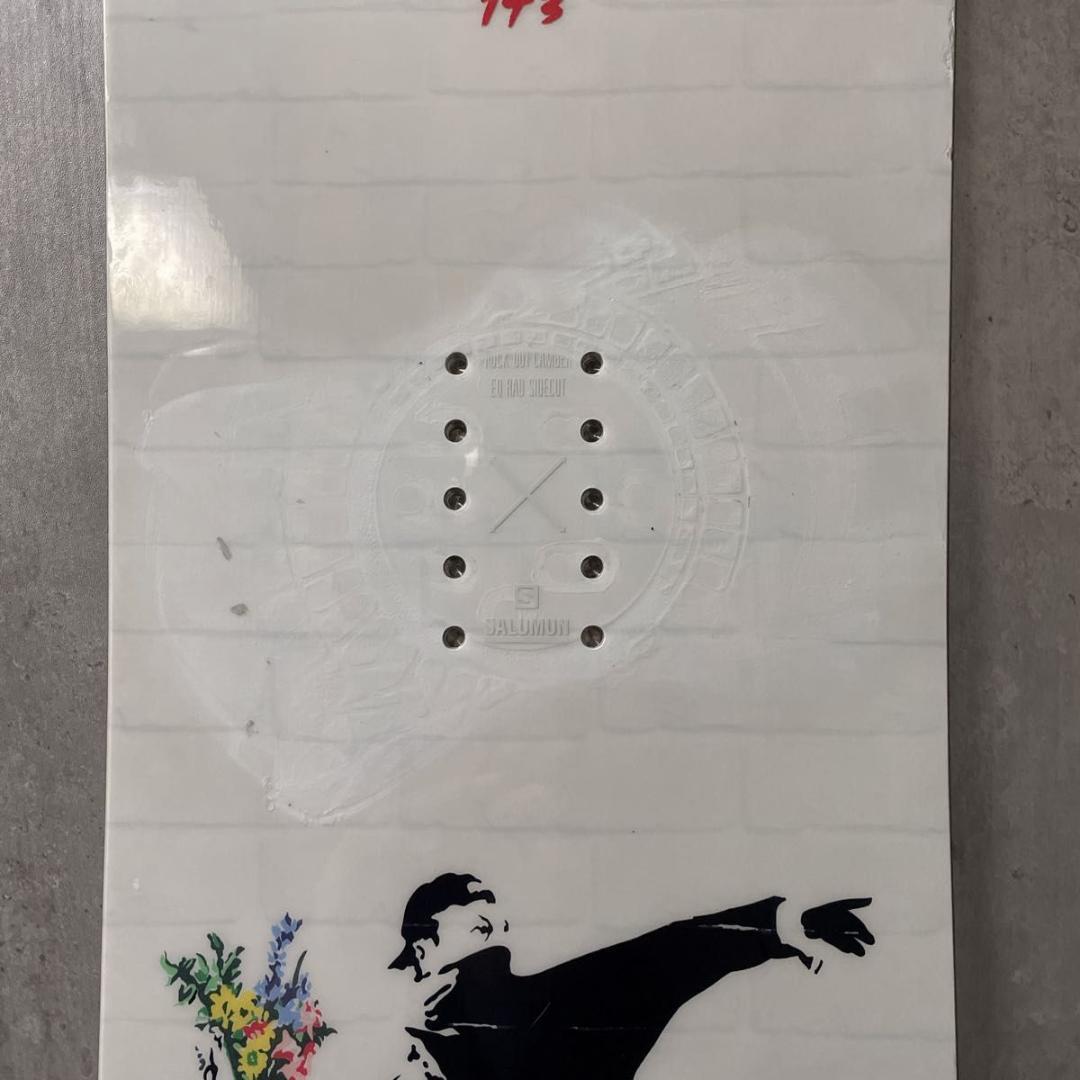 SALOMON THE WALL 143cm Banksy スノボ サロモン