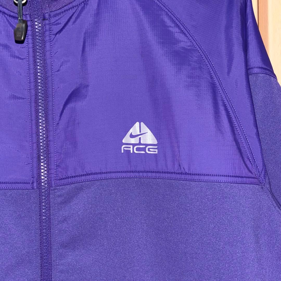 00s NIKE ACG ジップアップ ジャケット L パープル ナイキ テック