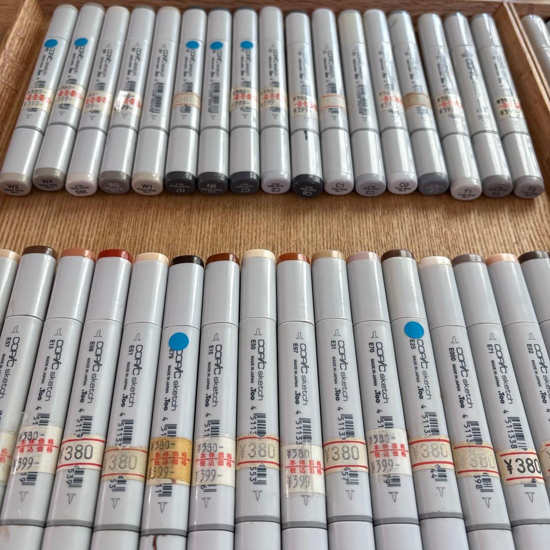 中古　copic コピック　スケッチ　コピックチャオ　101本まとめ売り