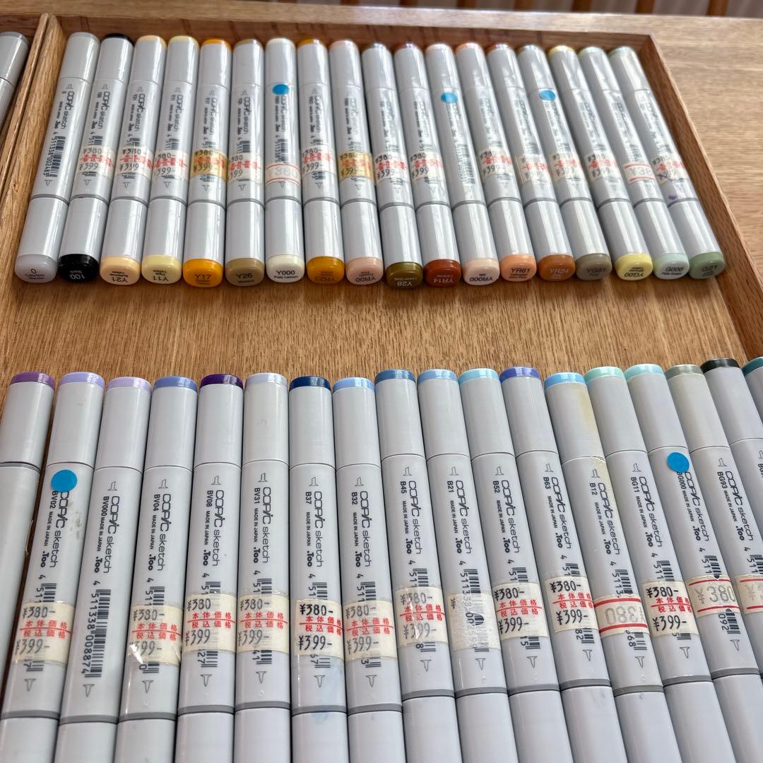 中古　copic コピック　スケッチ　コピックチャオ　101本まとめ売り