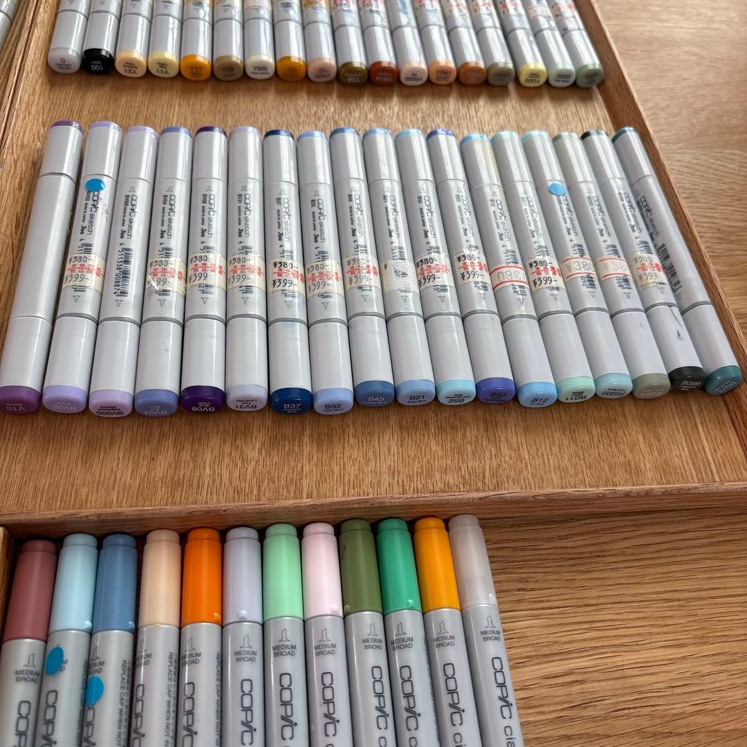 中古　copic コピック　スケッチ　コピックチャオ　101本まとめ売り