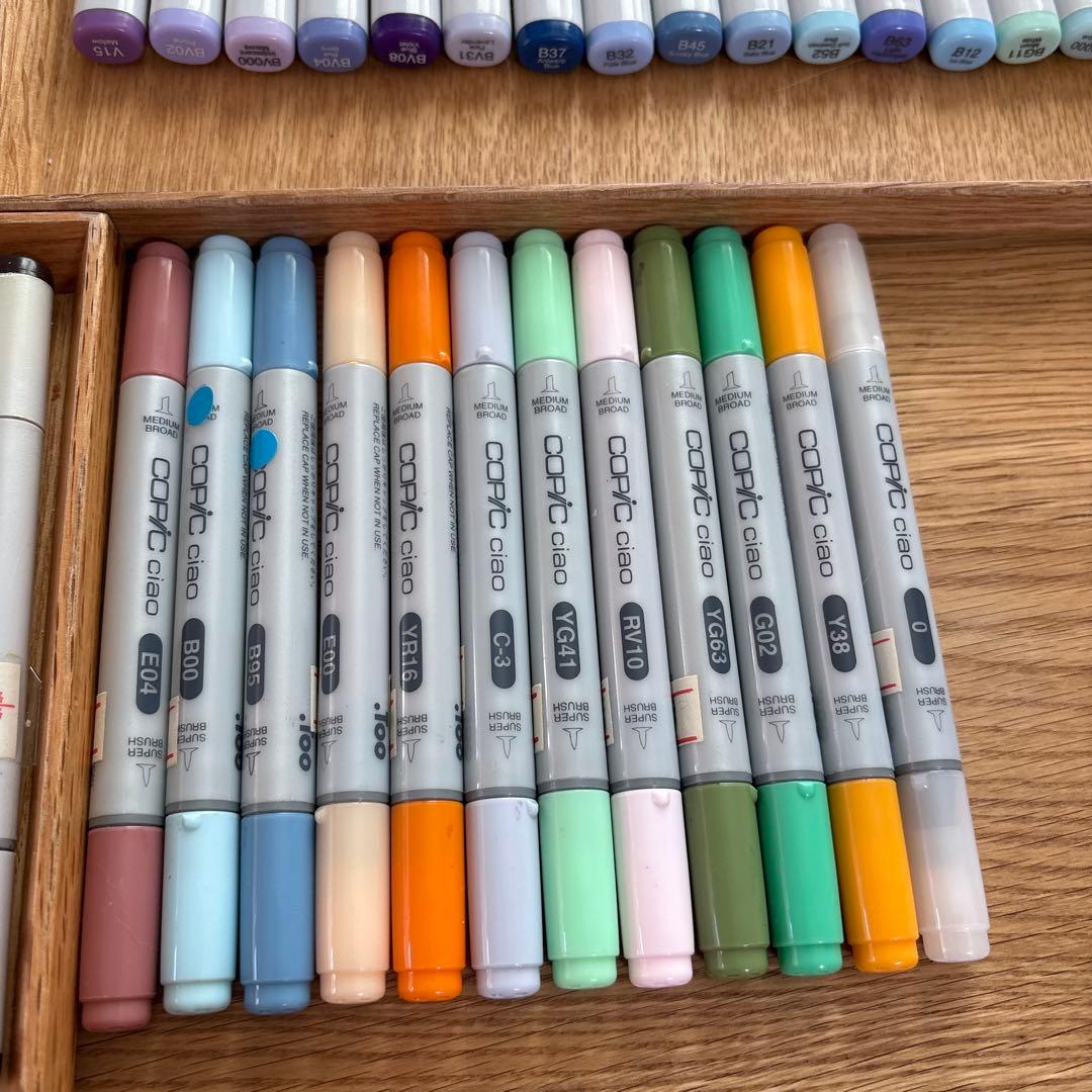 中古　copic コピック　スケッチ　コピックチャオ　101本まとめ売り