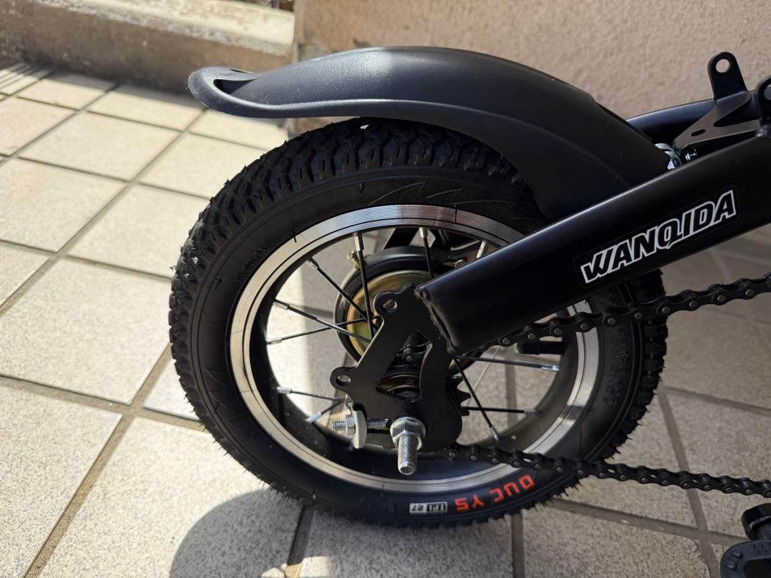 折りたたみ自転車 ブラック