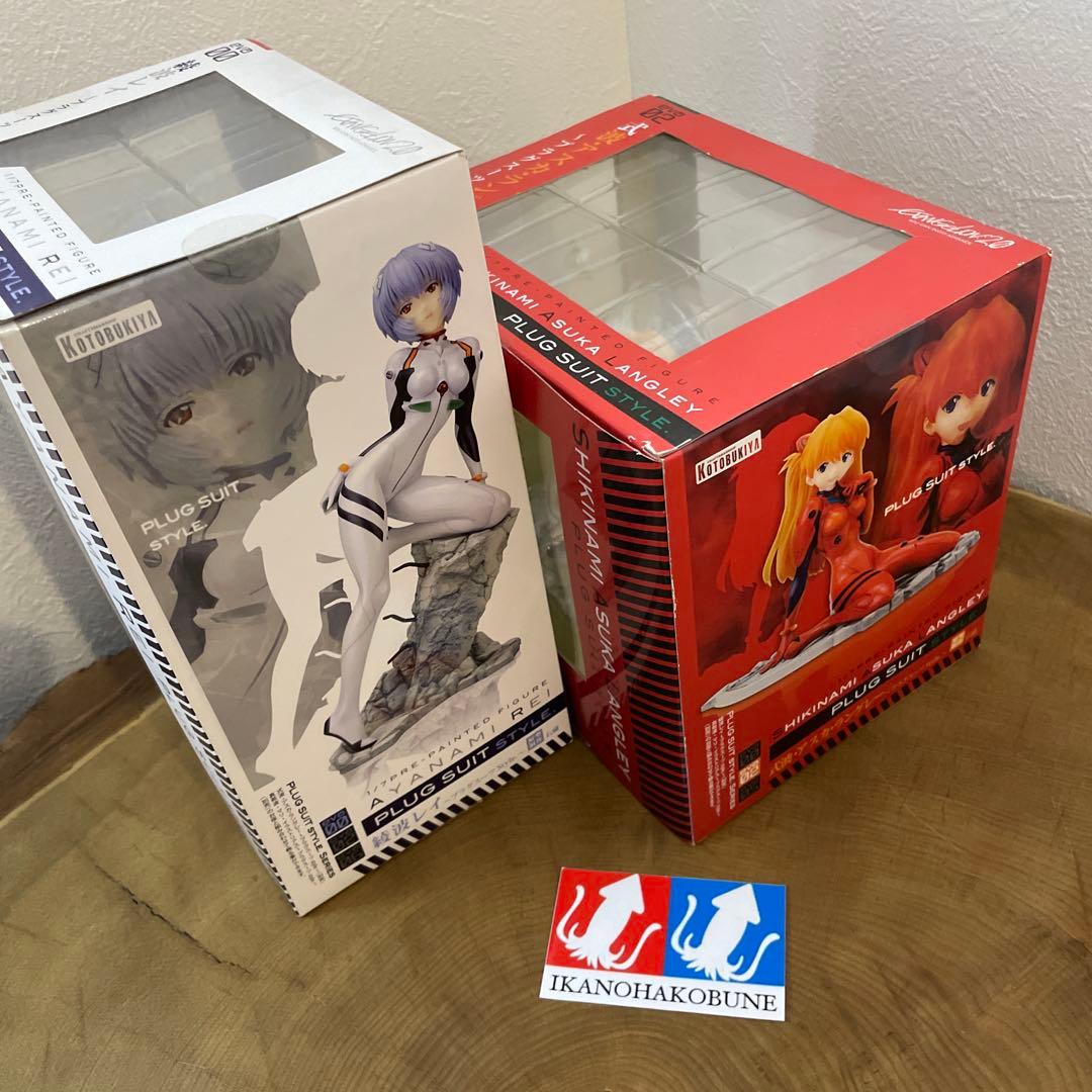 壽屋　エヴァンゲリオン　式波・アスカ・ラングレー　プラグスーツ　綾波レイ　セット