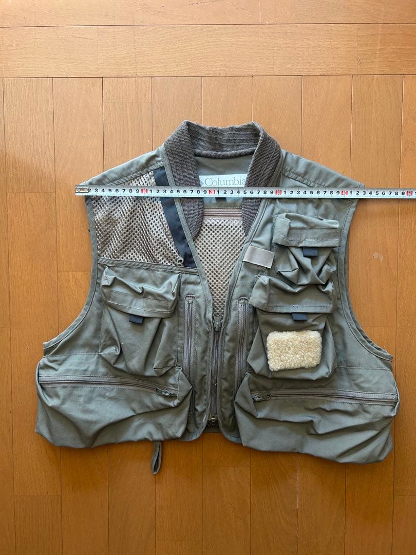 Columbia フィッシングベスト レインコート付 Mサイズ