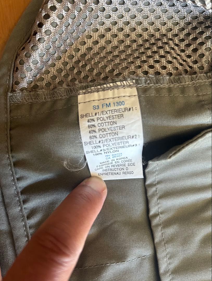 Columbia フィッシングベスト レインコート付 Mサイズ