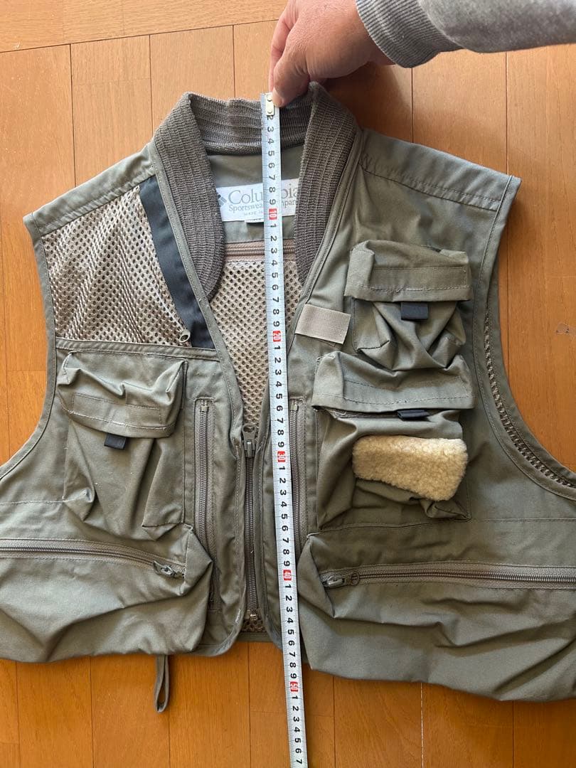 Columbia フィッシングベスト レインコート付 Mサイズ