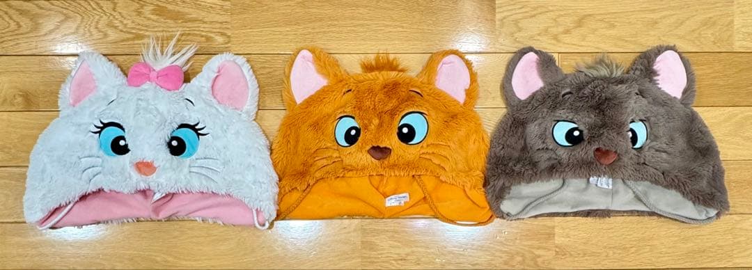 ディズニーキャラクター帽子3点セット