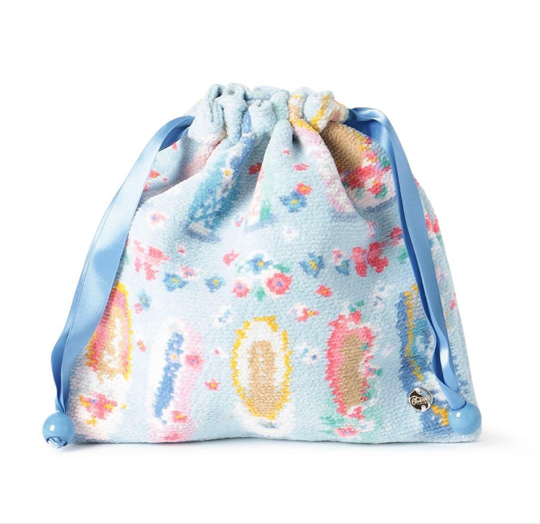 Chacott フェイラー　ポワント柄ポーチ　ブルー　新品