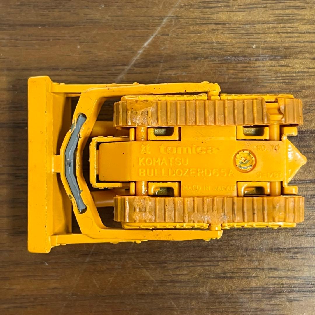 トミカ　コマツ特注　ブルドーザー　D65A