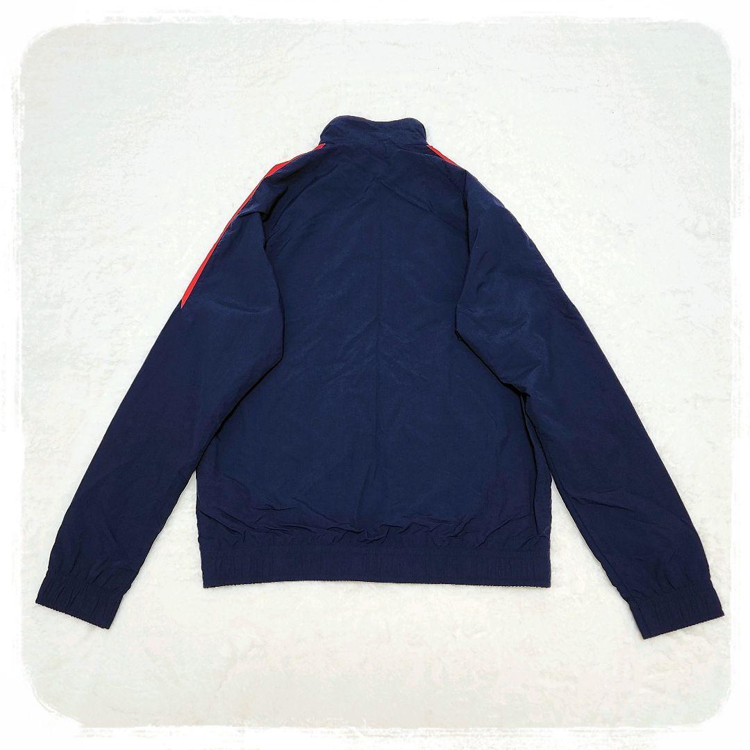美品　Reebok　セットアップ　ナイロンジャージ　ネイビー　ビッグロゴ