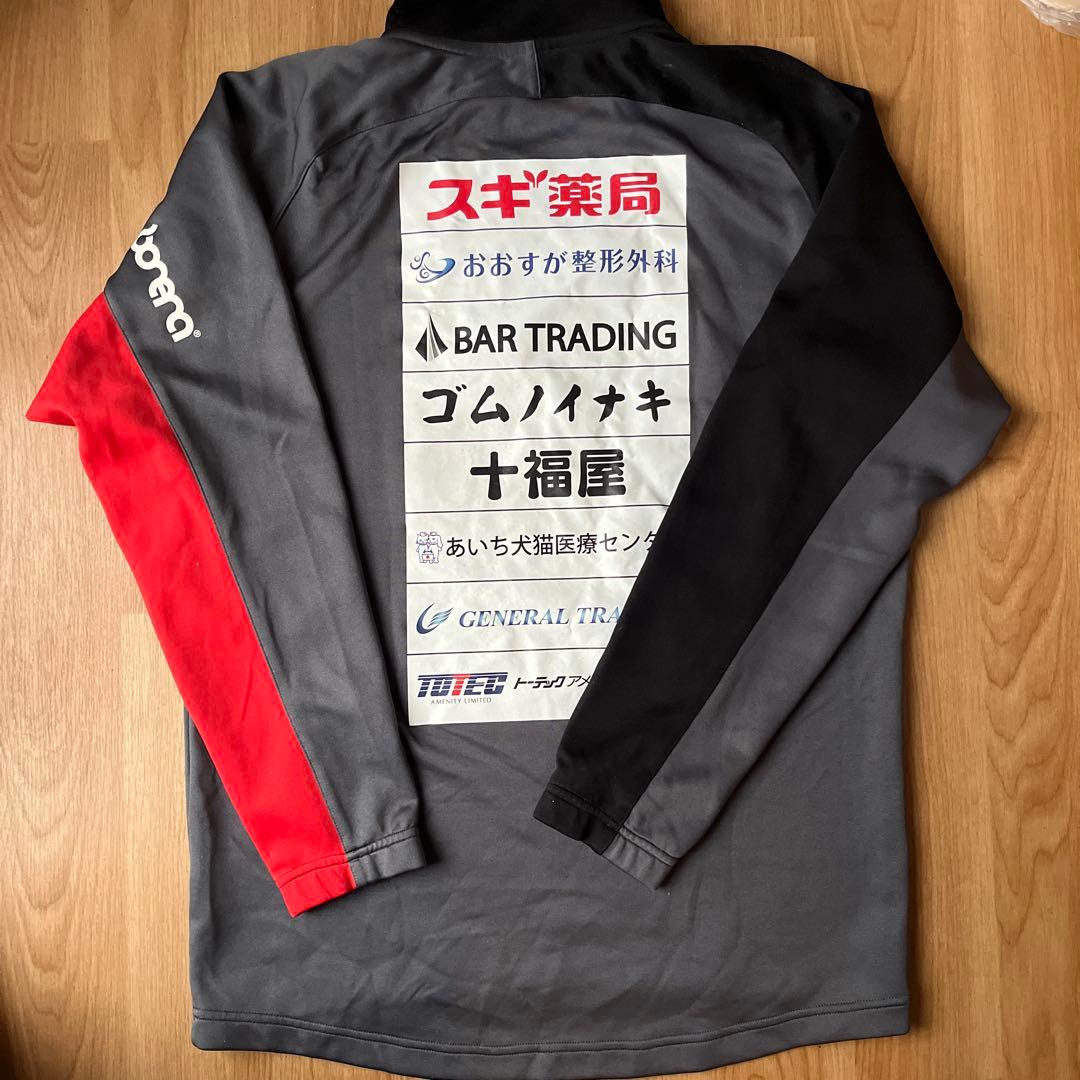 【値下げ交渉可】FC刈谷 スポンサー入りジップアップ トレーニングウェア