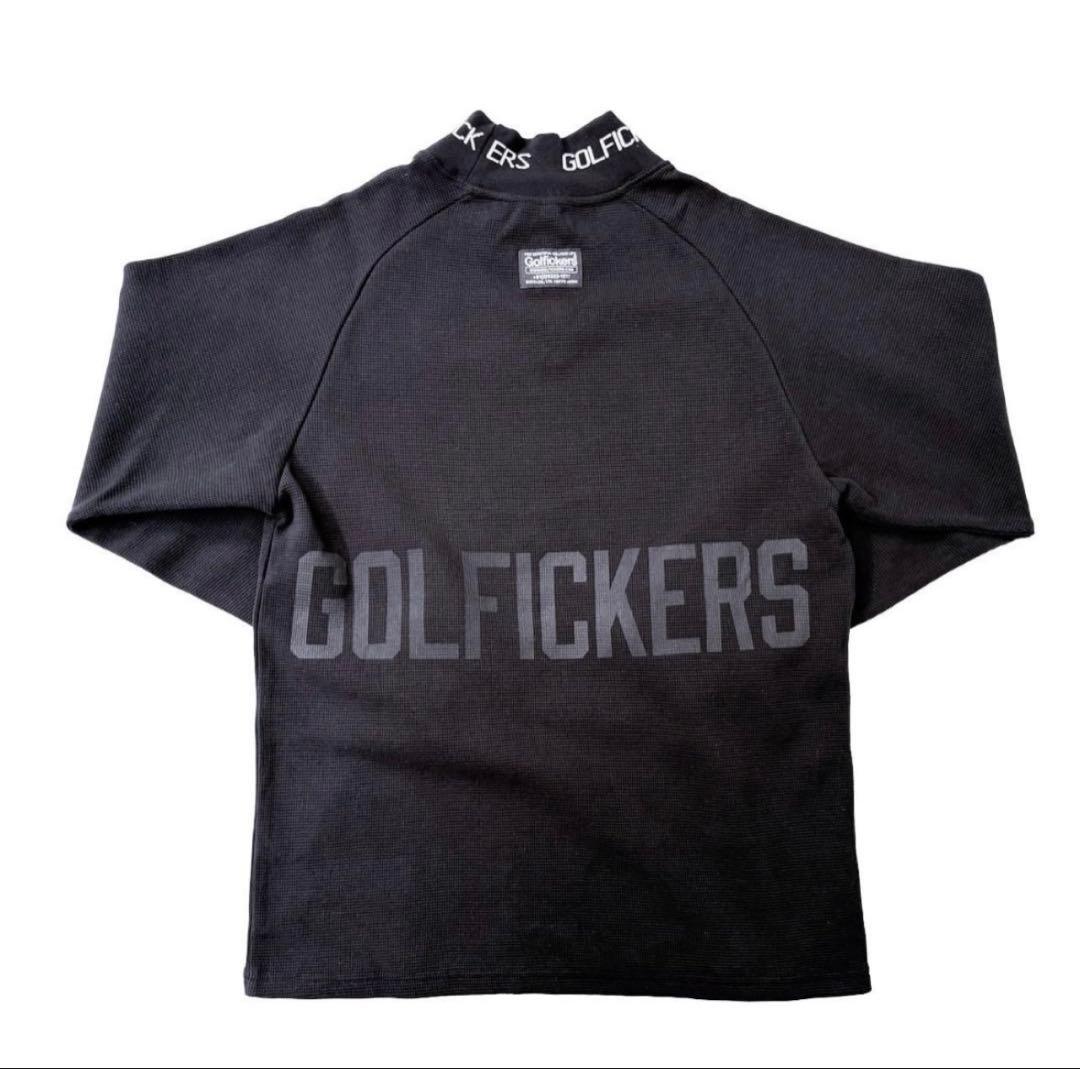 新品！ゴルフィッカーズ モックネック Thermal 2025ブラック Lサイズ