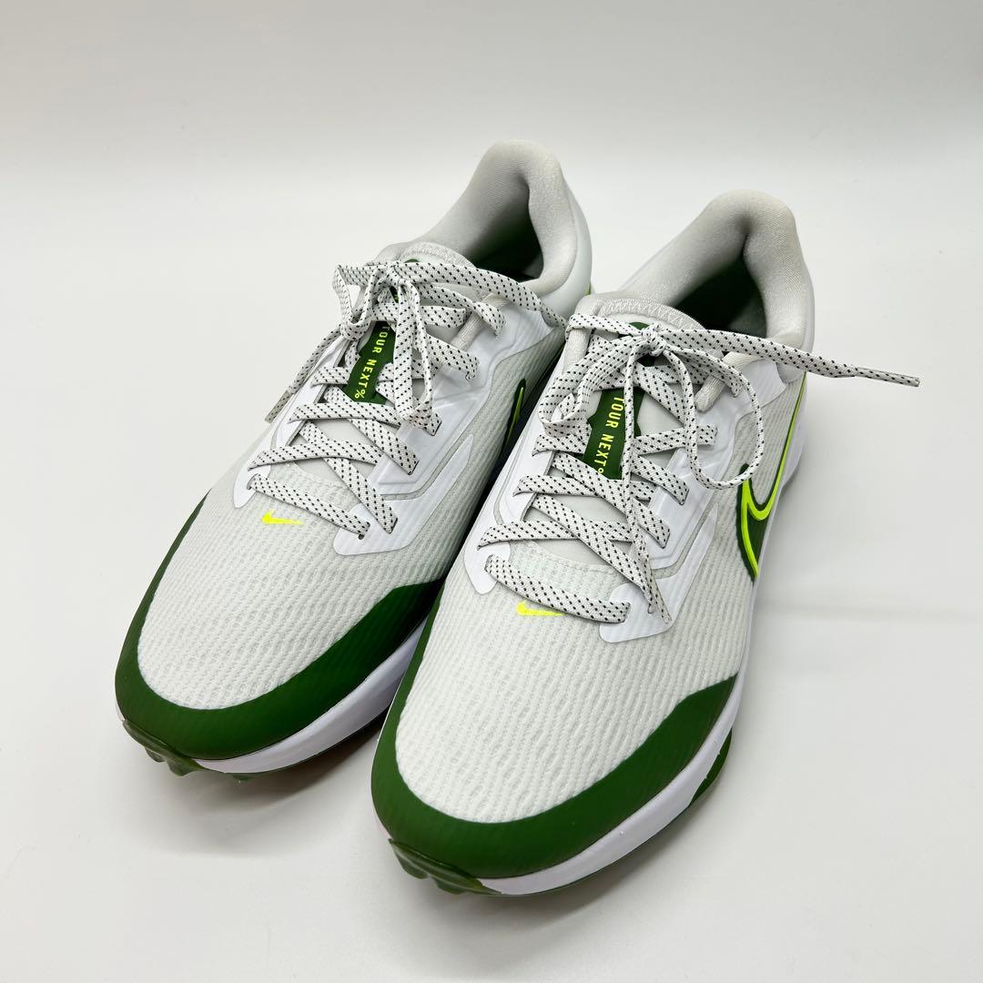 未使用 Nike ゴルフシューズ ホワイト/グリーン