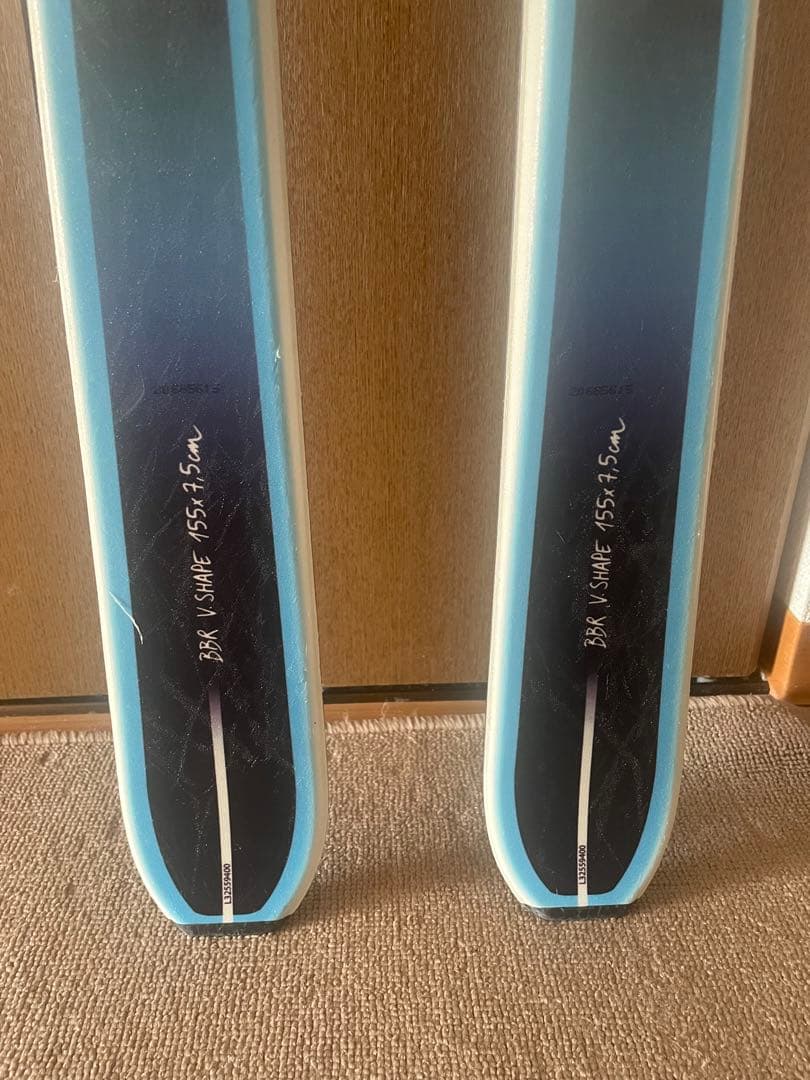 サロモン スキー板 155.5cm 青/黒 ビィンディング付き