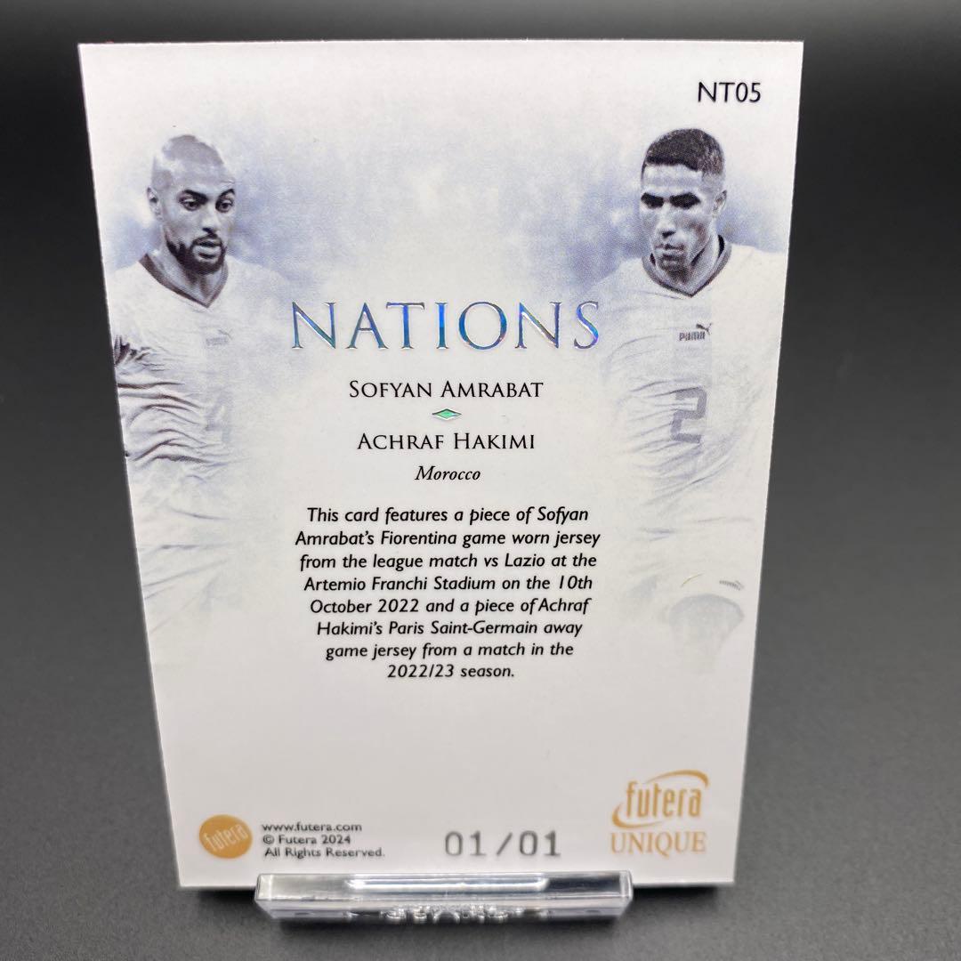 フテラ2024　1of1 モロッコ　HAKIMI AMRABAT メモラ