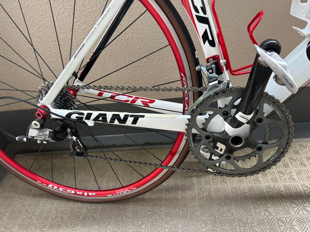 GIANT TCR advanced SE 2010 XSロードバイク 白/赤