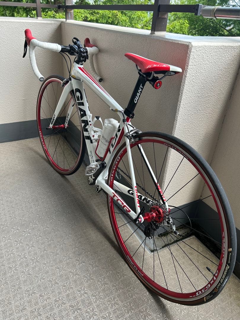 GIANT TCR advanced SE 2010 XSロードバイク 白/赤