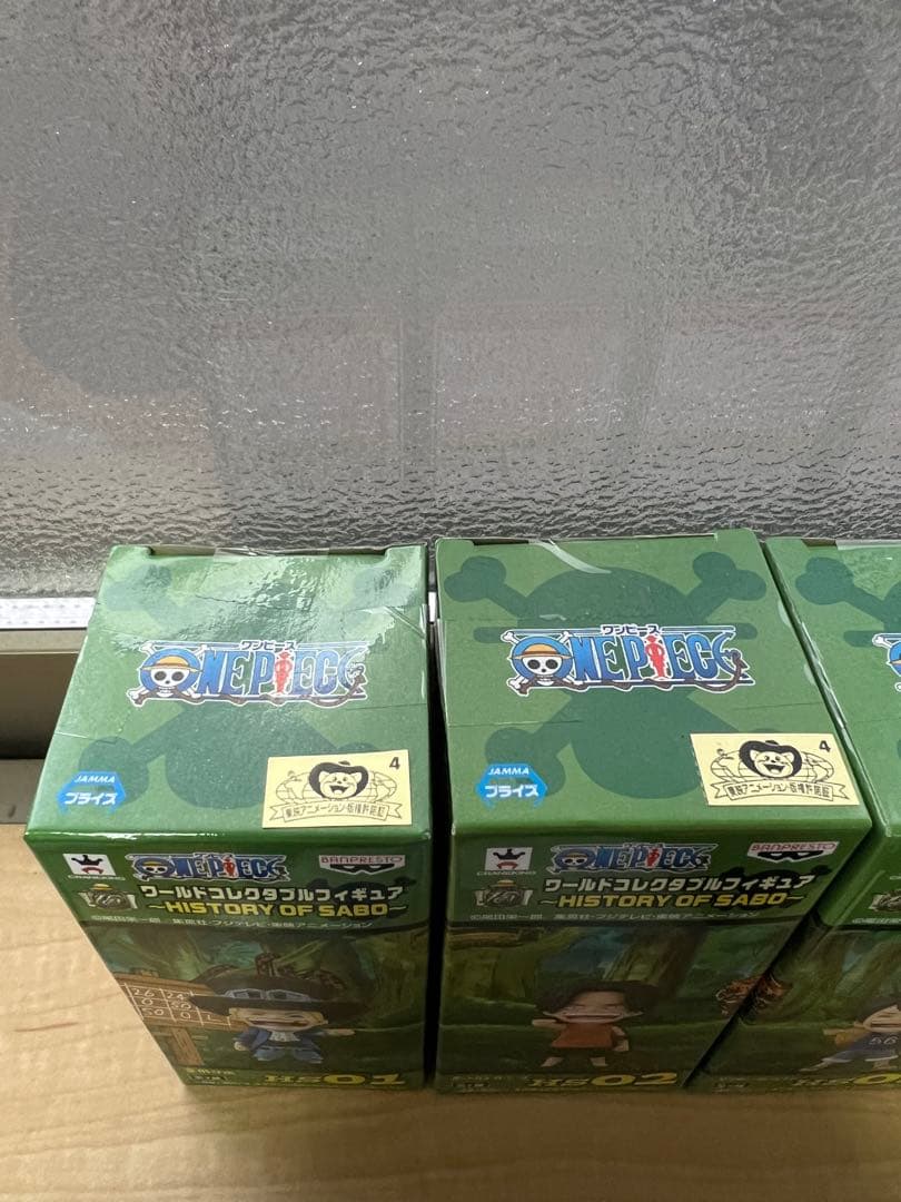 ワンピース ワールドコレクタブルフィギュア HISTORY OF SABO ４体