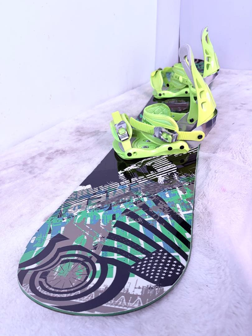 初心者おすすめ PALMER ZEBRA ROCK154cm スノーボードセット