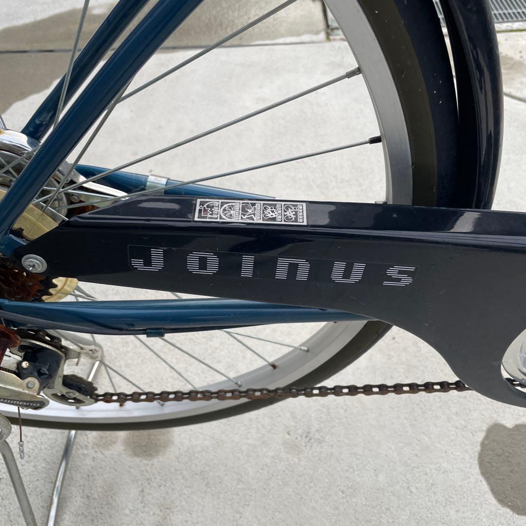 丸石サイクルJOINUSシティーサイクル前面バスケット付き