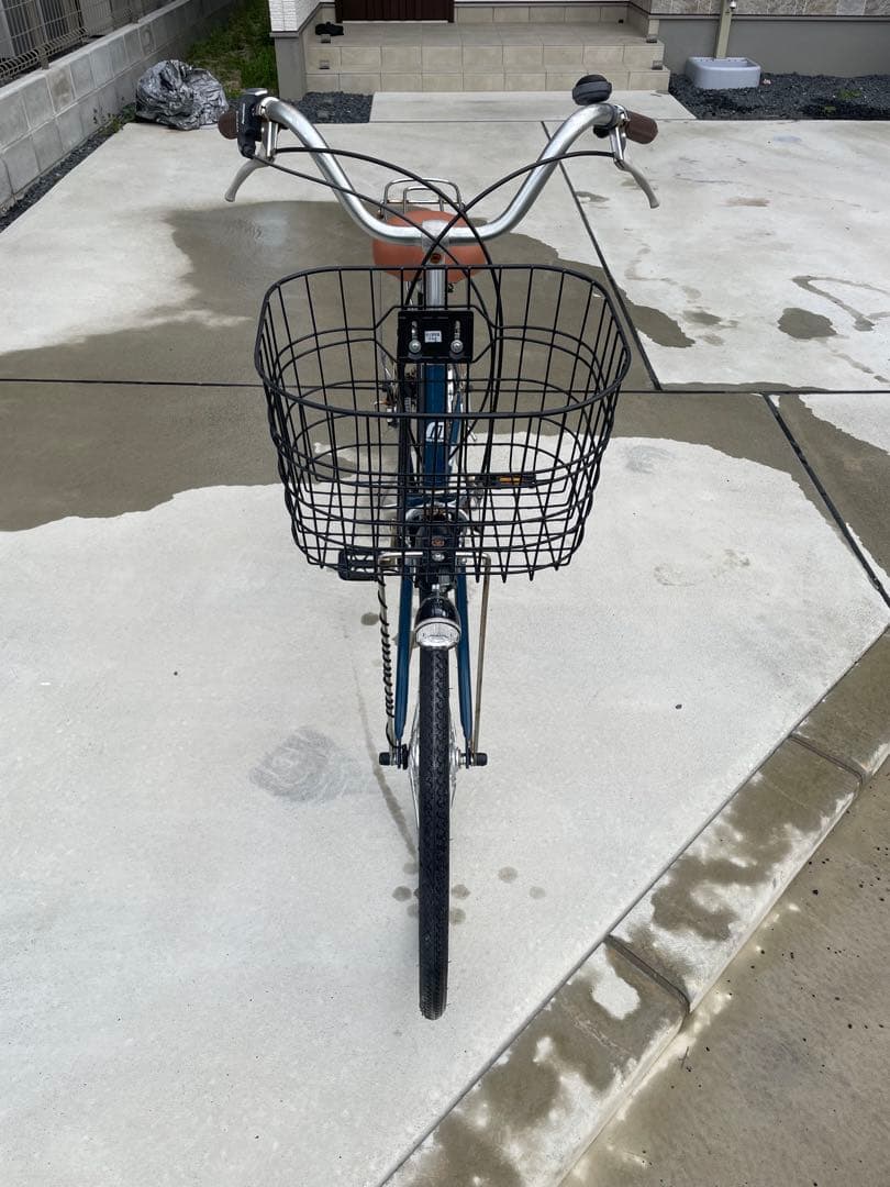 丸石サイクルJOINUSシティーサイクル前面バスケット付き