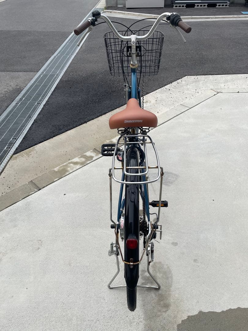 丸石サイクルJOINUSシティーサイクル前面バスケット付き