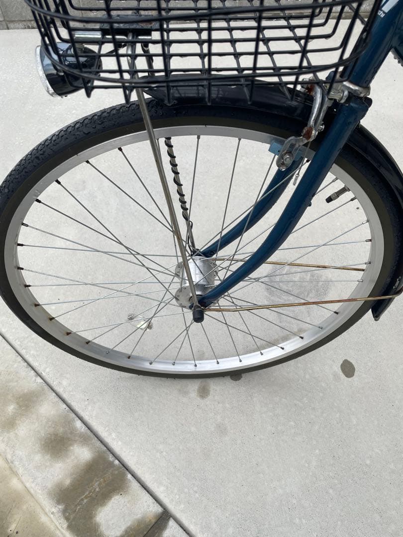 丸石サイクルJOINUSシティーサイクル前面バスケット付き