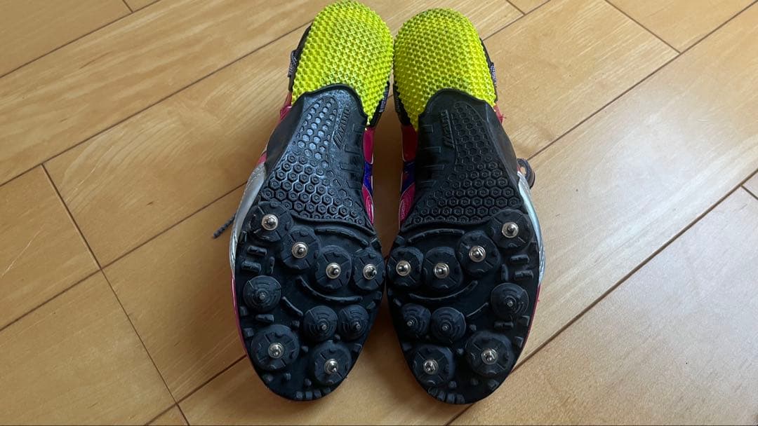 【状態良好】クロノインクス 24.0cm 陸上競技　短距離　ピンク