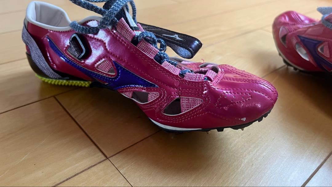 【状態良好】クロノインクス 24.0cm 陸上競技　短距離　ピンク