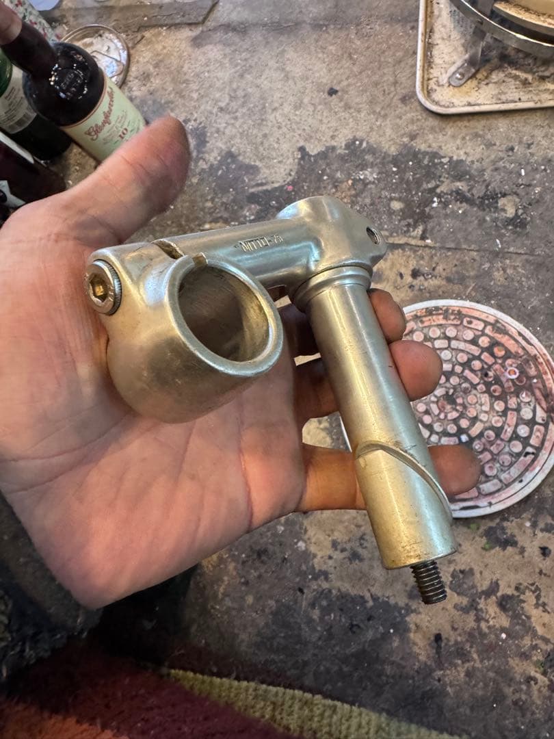 TJ　自転車用アルミステム　NITTO 天返しステム　ビンテージ