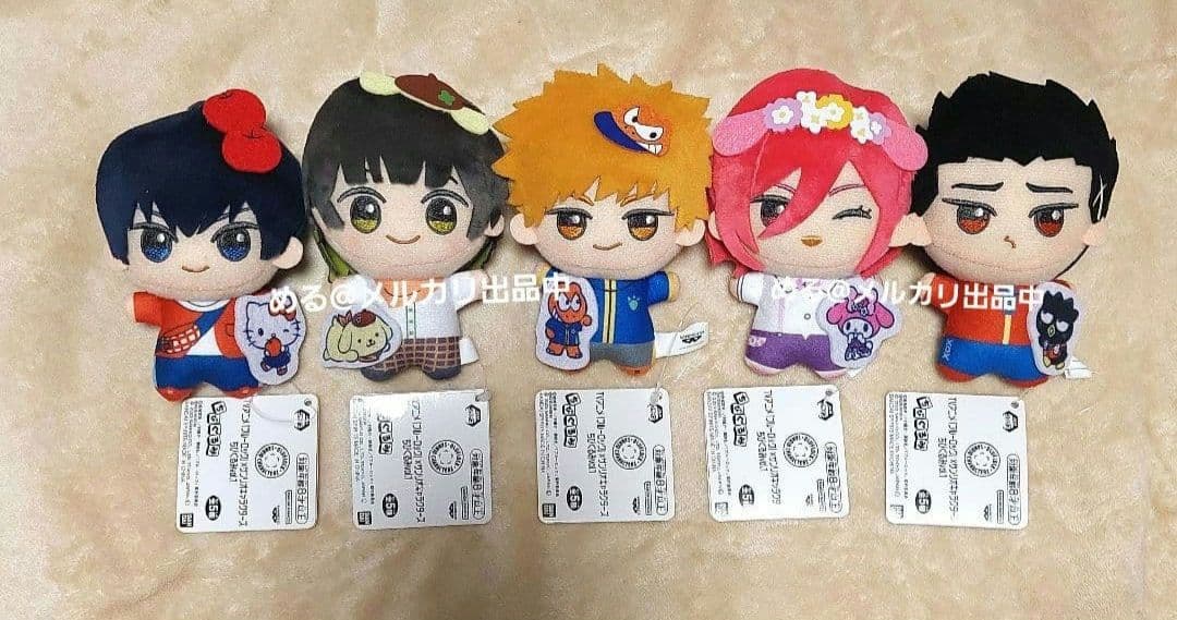 【在庫ラスト】ブルーロック サンリオ ちびぐるみ 10種 フルコンプ セット