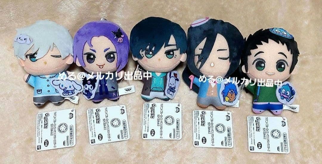 【在庫ラスト】ブルーロック サンリオ ちびぐるみ 10種 フルコンプ セット