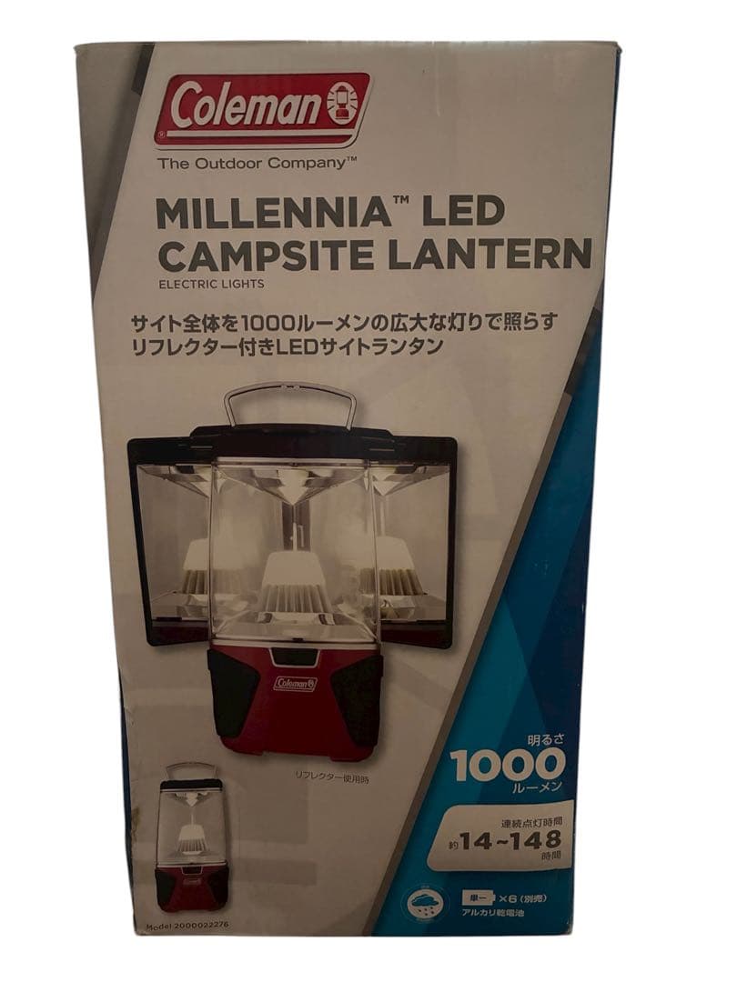 【良品】コールマン　ミレニア　LED ランタン　単1新品電池6本付き