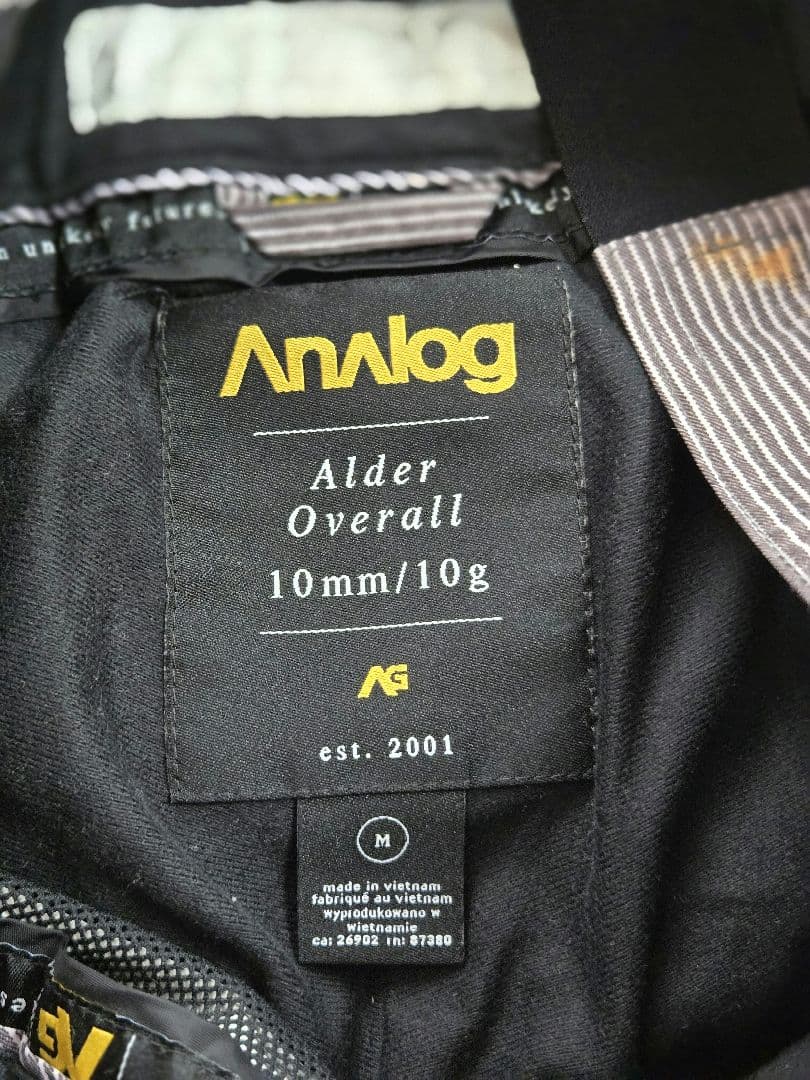 ANALOG (アナログ) ALDER OVERALL メンズスノーボードウェア