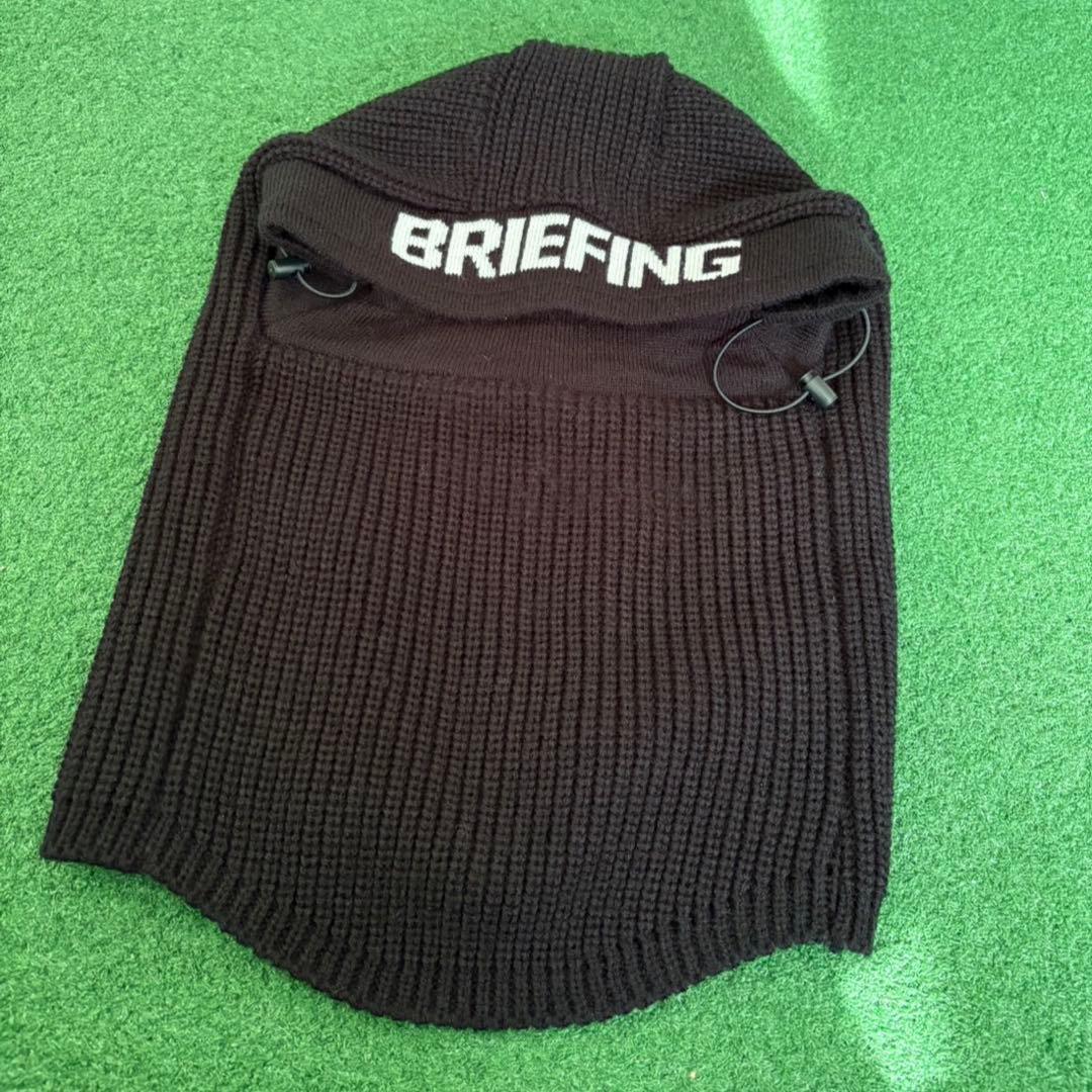 【正規品】BRIEFING バラクラバ ブラック ニット 防寒 ネックウォーマー