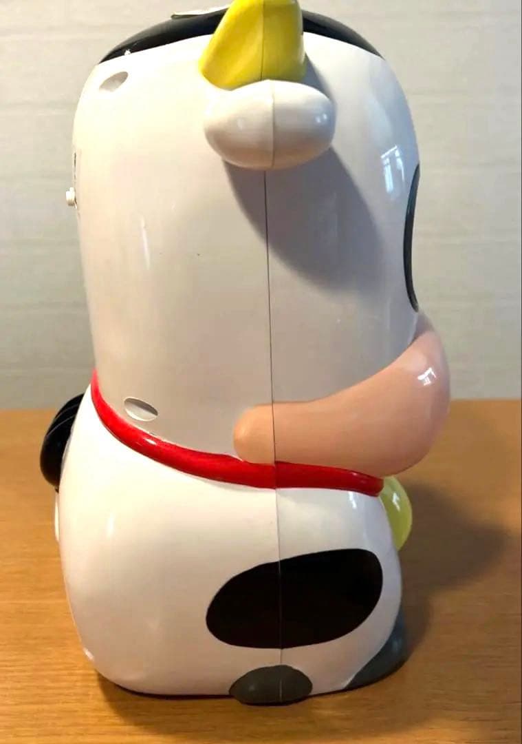 懸賞当選品　雪印モーモー　貯金箱　時計 企業物 オブジェ