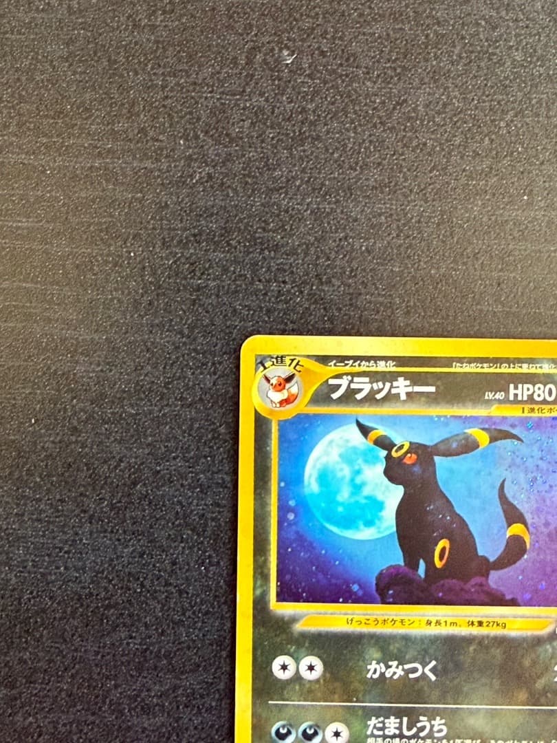 ポケモンカード　ブラッキー ★ 1996年　拡張パック第2弾 遺跡をこえて