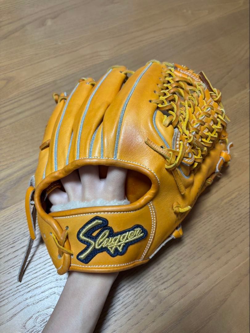 久保田スラッガー硬式用 内野手用グローブ アグレッシブ 湯もみ型付け済み 即戦力