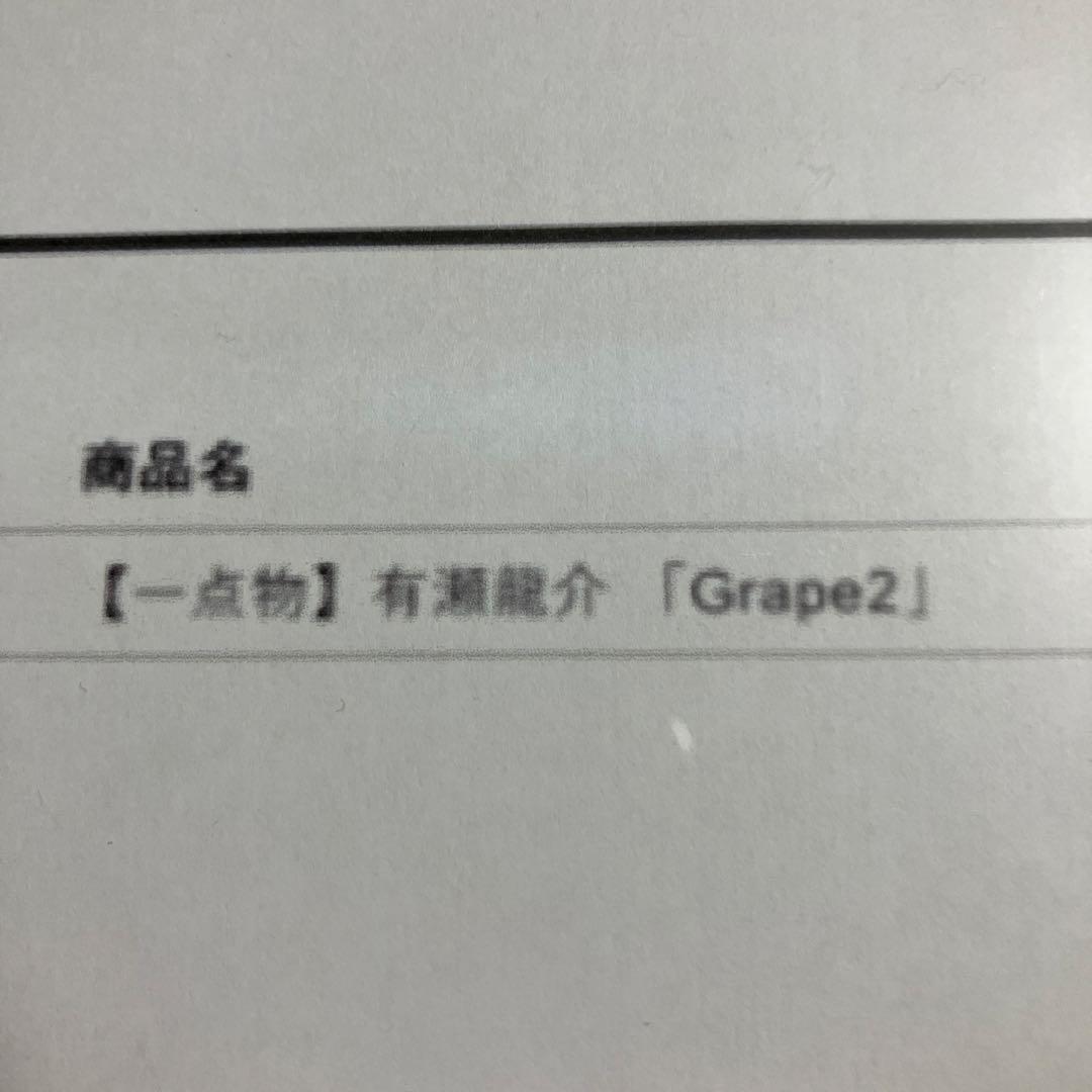 有瀬龍介 IDEE. Grape2