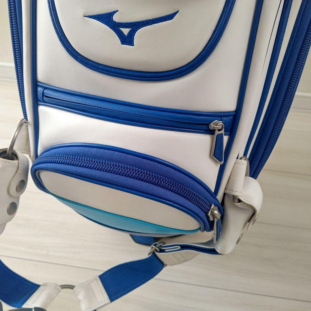 【MIZUNO】10.5型 ツアースタッフキャディバッグ ★ヘッドカバー4点付