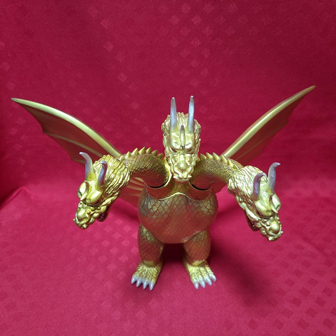 【ジャンク】 マーミット キングギドラ ソフビ MARMIT 東宝