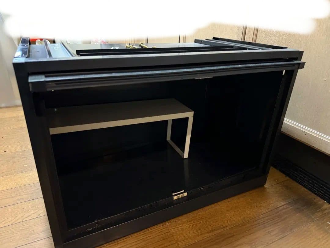 サンウェーブ 棚 キッチン 黒 スチールラック 引き出し式