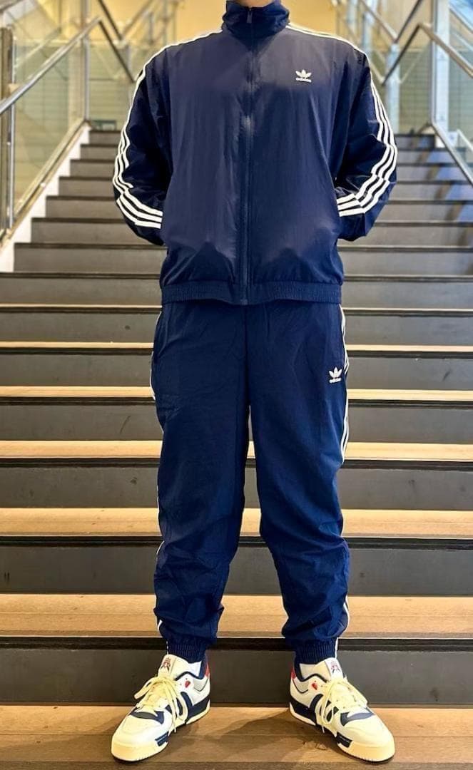 adidas ウーブン ファイヤーバード ナイロンジャケットパンツ M
